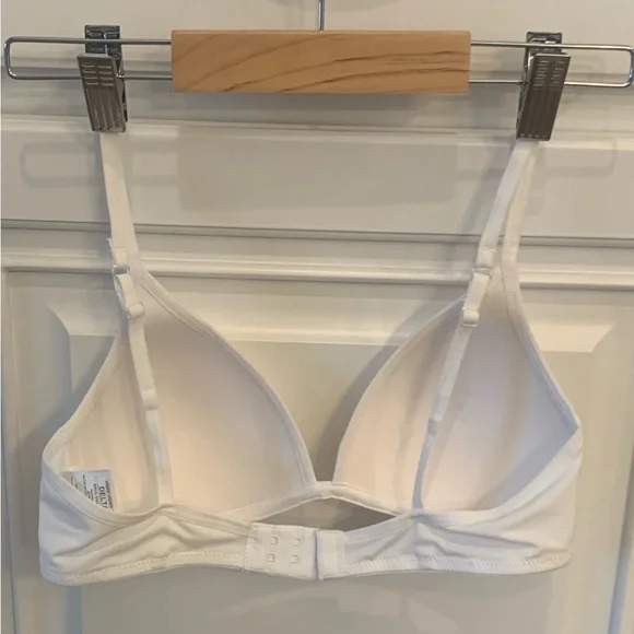 Maidenform ~ Set of 3 Big Girls Bralettes Nude White Black Size 34A - Picture 8 of 16